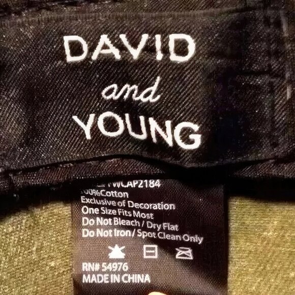 David and Young Dog Mom Baseball Cap Women's Adjustable Strapback Green - Picture 4 of 4